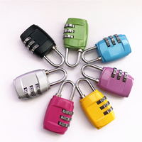 Cadenas à combinaison à 3 chiffres réinitialisable avec mot de passe de sécurité pour casier et bagages