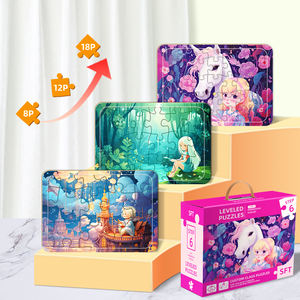 Wholesale Children's Early Education Puzzle Cartoon Animal Puzzle Gift Box Children's Educational <strong>Toys</strong> - Product Image 2