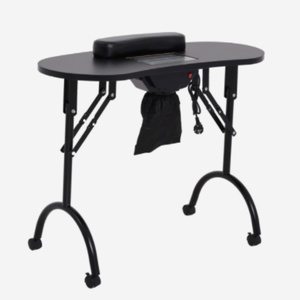 Mesa de Manicura Portátil Plegable de Alta Calidad para Salón de Uñas y Salón de Belleza - Product Image 5