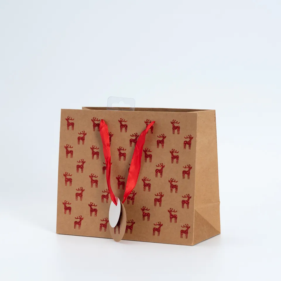 Riciclato nuovo cartone regalo di lusso sacchetti di carta e scatole con manico per la borsa della spesa con il tuo Logo