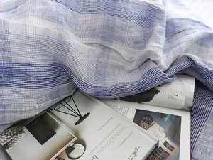 Parure <span class=keywords><strong>de</strong></span> lit en tissu <span class=keywords><strong>de</strong></span> <span class=keywords><strong>lin</strong></span>, lavage Enzyme naturel, 100% pur, Simple, à prix bas, 4 pièces, taille King - Product Image 5