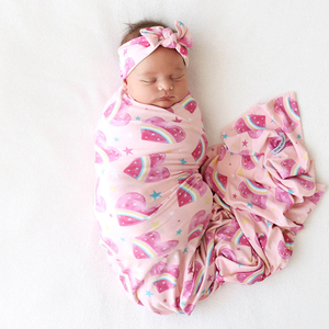 Set di abbigliamento comodo di alta qualità fasciatura di bozzolo neonato sacco a pelo fascia fascia con fiocco - Product Image 4