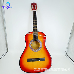 กีตาร์โปร่งยี่ห้อ Yinyue ขนาด 34 นิ้ว 6 สาย ไม้ลินเด็น ผิวเคลือบเงา เหมาะสำหรับผู้เริ่มต้นฝึกซ้อม - Product Image 3