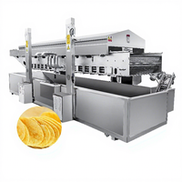 Friteuse automatique commerciale à flèche de grande capacité Nouvelle ligne de production de chips de pomme de terre en acier inoxydable