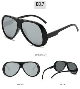 LBAshades 5662飞行员2025新款时尚椭圆形框架定制标志眼镜复古墨镜时尚复古太阳镜女男 - Product Image 5