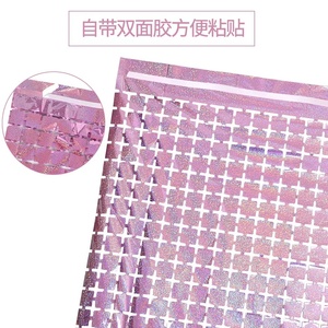 ฉากหลังผ้าไหมประดับพู่ระยิบระยับขนาด 1*2 เมตร สีทอง สำหรับตกแต่งงานอีเว้นท์ งานปาร์ตี้ งานวันเกิด และตกแต่งบ้าน - Product Image 6