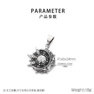 Gioielli alla Moda, Collana con Pendente Occhio di Horus in Stile Antico Egizio, in Acciaio Inossidabile per Uomo, Accessorio di Moda - Product Image 4