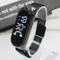 Meilleure Vente Montre Bracelet Tactile Numérique LED Ovale de Luxe Étanche pour Sport, Vente en Gros Directe Usine, Tendance