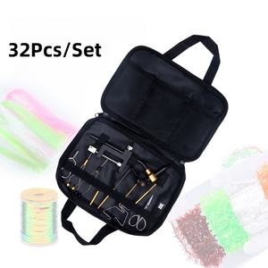 Ensemble d'outils <span class=keywords><strong>de</strong></span> montage <span class=keywords><strong>de</strong></span> mouches en acier inoxydable, enrouleur <span class=keywords><strong>de</strong></span> fil pour mouches, <span class=keywords><strong>enfileur</strong></span> <span class=keywords><strong>de</strong></span> bobine, accessoires <span class=keywords><strong>de</strong></span> fabrication <span class=keywords><strong>de</strong></span> leurres pour la pêche à la mouche - Product Image 4