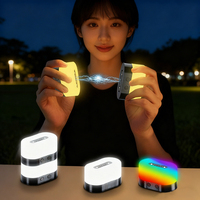 Lampes de jardin LED d'extérieur, LED imperméables, éclairage décoratif pour la maison et la cour, lanterne Minecraft, LED mignonnes, lampes de camping rouges