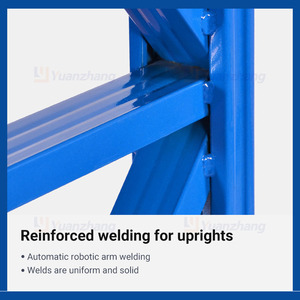 מדפי אחסון מתכווננים ממתכת, מדפי פלדה לערימה, מדפים למחסן או למוסך - Product Image 5