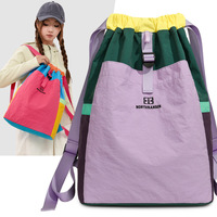 Sac à dos en nylon imperméable, résistant à l'abrasion, léger, avec coutures renforcées, sac à dos décontracté pour homme et femme, idéal pour les activités de plein air