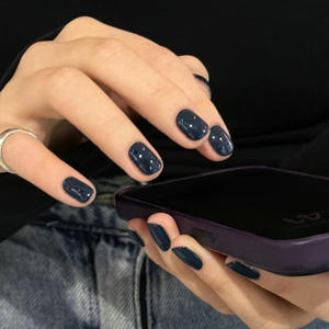 Xiaohongshu ปลายเล็บตกแต่งบลัชออนสีขาวนมทำด้วยมือลอกออกได้ - Product Image 6