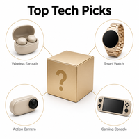 Coffret Mystère Électronique Avancé en Gros – 3 Pièces Aléatoires : Montre Connectée, Écouteurs TWS, Haut-parleur – Peut Contenir un Smartphone