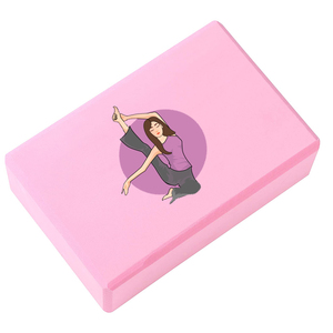 Eko geri dönüşümlü yüksek yoğunluklu köpük POE ucuz yoga yapı köpük blokları özel logo ile basılmış - Product Image 3