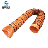 200mm 10m Portable HVAC Conduit PVC Corde Réglable Système HVAC Tuyau de Ventilation de Chauffage Isolé