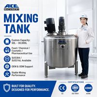 Réservoir de mélange magnétique de chauffage de vapeur de 50L à 10000L avec l'agitateur inférieur