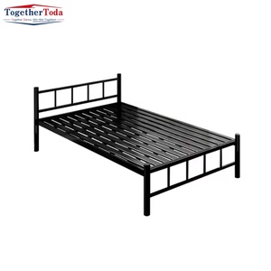 เตียงเดี่ยวเตียงสองชั้นท่อเหล็กสำหรับใช้ในหอพักเฟอร์นิเจอร์โรงเรียนโฮสเทลโครงเหล็กขนาดใหญ่รูปตัว L - Product Image 2