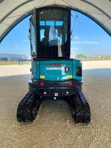 Mini-excavatrice Sunward SWE en gros, cabine arrière, sur chenilles, avec attache rapide hydraulique, à vendre en Allemagne - Product Image 5