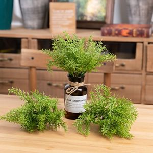 Plante artificielle d'asperges Lisha en plastique vert parfumée pour la décoration de la maison et les bouquets de mariage - Product Image 1