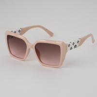 Nuevas Gafas de Sol de Moda para Mujer, con Protección UV400, Montura Cuadrada Marrón Oscuro, Embalaje Personalizado, para Exteriores