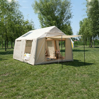 Tente de glamping gonflable robuste, résistante aux UV et aux intempéries, abri pour les vacances en plein air, pique-niques, camping