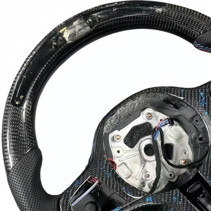 LED-Lenkrad passend für BMW G20 G87 <span class=keywords><strong>M2</strong></span> G22 G26 G30 G80 M3 G32 G82 M4 F90 M5 M8 Upgrade Echtcarbon-Lenkrad - Product Image 5