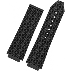 Correa de Reloj de Silicona de 26 mm * 19 mm, 25 mm * 17 mm, Correa de Reloj de Lujo Impermeable, Brazalete de Goma para Reloj - Product Image 1