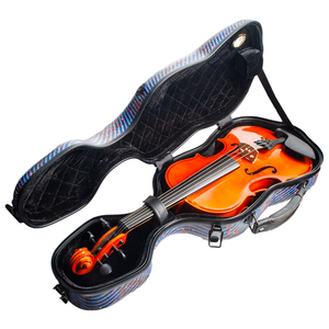 Estuche rígido para violín de tamaño completo 4/4 de alta calidad hecho de material de fibra de vidrio duradero en color elegante solo para violín - Product Image 6