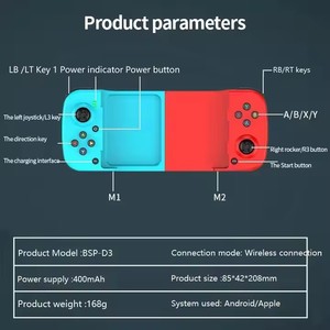 NKIWI Mobile Gaming <span class=keywords><strong>Phone</strong></span> D3 Console Controlador Esticável Sem Fio Gamepad <span class=keywords><strong>Joystick</strong></span> para PS4 PUBG <span class=keywords><strong>Android</strong></span> IOS NSS Switch PC - Product Image 6