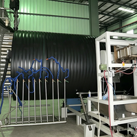 Ligne de production de tuyaux à paroi structurée en HDPE 400-1500 mm à régulation de vitesse par conversion de fréquence pour les travaux d'irrigation des terrains de golf