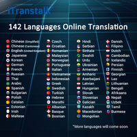 Casque Traducteur Intelligent Itranstalk Traduction Instantanée Bidirectionnelle Sans Fil 142 Langues