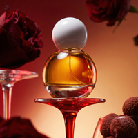 Flacon de parfum de luxe en verre 30ml 50ml 75ml avec pulvérisateur, bouchon en liège, finition givrée, sérigraphie, couleur personnalisée, fabricant, vente en gros