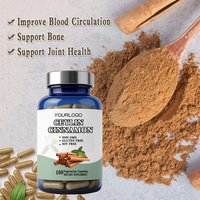 Complément de cannelle de Ceylan de haute qualité pour l'énergie et le soutien cardiaque des adultes, 60 capsules de cannelle de Ceylan