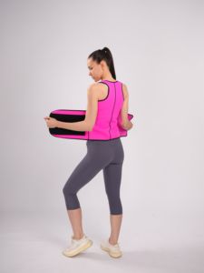 <span class=keywords><strong>Gilet</strong></span> de sauna en néoprène avec ceinture amincissante amovible et fermeture éclair pour l'entraînement, l'amélioration de la sudation et le contrôle du ventre pour femmes - Product Image 6