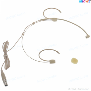 Micrófono de auriculares unidireccional para EW G3 <span class=keywords><strong>G4</strong></span> ULX SLX QLX TA4F 4Pin 3Pin Audio-Technica 3,5mm Jack Wireless BeltPack MiCWL OM68 - Product Image 3