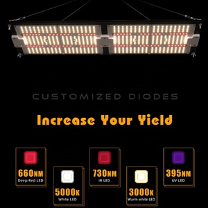 LM301H \/ LM281B 240W UV IR + EPISTAR 660NM <strong>RED</strong> FULL <strong>SPECTRUM</strong> SEPARATED DIGITAL CONTROL <strong>LED</strong> GROW LIGHT BOARDS - Product Image 3