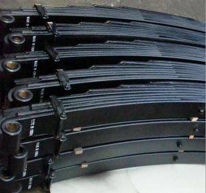 Sistema di sospensione per autocarro pesante foglia produttore asse semirimorchio balestra nera qualità personalizzabile dimensioni Standard Howo - Product Image 3