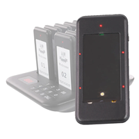Pager certifié sans fil lumière rouge 10 appel récepteur son sonnerie bouton fabricant Restaurant appelant pour café camion de nourriture