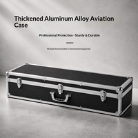 Boîte de rangement en alliage d'aluminium pour outils de pêche, couteau de précision, billard, mallette rigide personnalisée avec logo