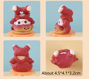 Figuras de Resina Kawaii de Niño Volteado, Miniaturas Artísticas para Decoración de Escritorio, Regalo Sorpresa de Moda, Fabricante Mayorista - Product Image 2