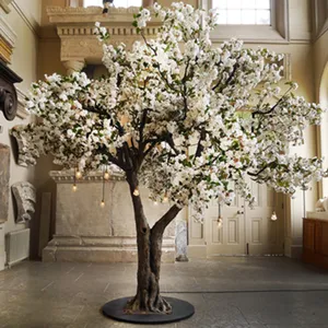 Cina la produzione di plastica artificiale fiore rosa alberi artificiali fiori di ciliegio albero per interni decorazione di cerimonia nuziale