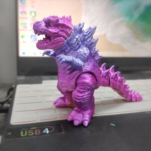Nueva Figura <span class=keywords><strong>de</strong></span> Acción <span class=keywords><strong>de</strong></span> Godzilla <span class=keywords><strong>de</strong></span> la Serie Monstruos, Impresa en 3D con PLA, Colección <span class=keywords><strong>de</strong></span> Anime y Dibujos Animados, Derivados <span class=keywords><strong>de</strong></span> Animación - Product Image 5