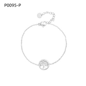 Amy Amy <b>Charm</b> Bracelet 925 Silver Tree Of Life Design Minimalist Women's Everyday Wear Jewelry P0095 - Product Image 2