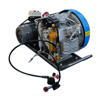 Pompe de plongée sous-marine portable YiBang 5,5 kW 7,5 CV 265 L/min 300 bar 30 MPa 4500 psi 380 V 50 Hz, compresseur d'air respiratoire haute pression
