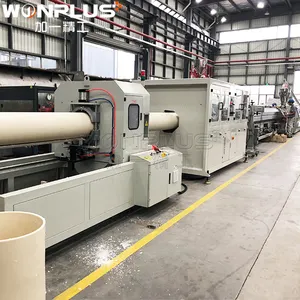 PVC Water Hydraulic Pipe Produce Machine / Extrusion Lines for Plastic Pipe Making