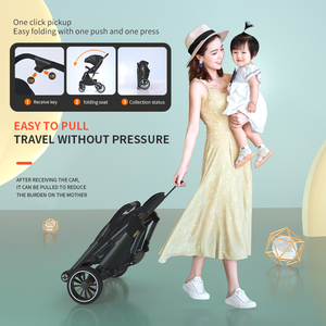 Carriola Portátil para Bebé Kidilo, Ligera y Compacta, Plegable, con Mango Reversible - Product Image 3