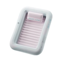 Lit flottant gonflable en PVC d'été, renforcé avec appui-tête, bateau flottant, flotteur de dérive de sauvetage, gros stock disp