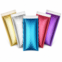 Pochettes d'expédition métalliques brillantes, enveloppes métalliques brillantes, anti-poussière, légères, taille personnalisée pour l'artisanat, OEM ODM