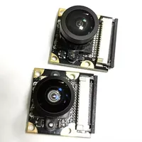 Kamera Fisheye HD 5MP 220 Derajat 1/4.0 Inci Modul Kamera OV5647 Lensa Sudut Lebar Fokus Dapat Disesuaikan 15PIN